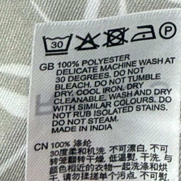 REISS Tintipan Camp Shirt Men XL Geometric Green Resortwear Vacation Regular Fit - Picture 7 of 10